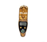 Wood Grain Electronic Hand Counter with LCD Display, Portable Digital Bead Counter for Meditation, Prayer, Mindfulness and Stress Relief Practices(WOODEN)