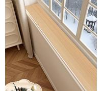 Wood Grain Finish Window Sill Mat, Narrow Ledge Liner Cuttable, Non-Slip Bay Cushion Seat Pad, Custom Balconies Lounger Cushion)(Style C,120x20cm(47x8in))