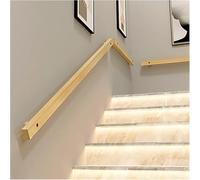 Wood Grain Indoor Stair il 12.5ft Anti-Slip Grab Bar Kit Barrier-Free Support Railing Adjustable 1m-4m for Safety & Stability Perfect for Home Use