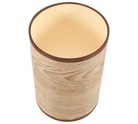 Wood Grain Lamp Shades Wooden Lampshade E27 E14 Khaki Decor | PP Metal Build, Smooth Wear Resistant Finish, Pendant and Ceiling Fit, Hotel Entryway Use