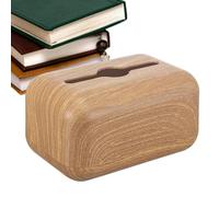 Wood Grain Look Tissue Case - Stylish and Elegant Tissue Box Holder for Home Decoration | and Easy to Clean, Perfect for Living Room, Bedroom and Offices