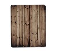 Wood Grain Multi-Size Rubber Locked-Edge Mouse Pad (Vertical Type) Desk Pad, Home Computer Mouse Pad