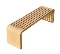 Wood-grain Outdoor Bench,modern Minimalist Outdoor Leisure Bench,rainproof and Sun-resistant,suitable for Parks,residential Communities,plazas,courtyards,and More(Style B,180cm/70.9in)