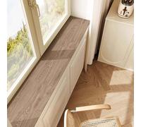 Wood Grain Pattern Window Sill Protectors for Dogs, Dust-Proof Narrow Window Ledge Cover, Absorbent and Quick Drying Windowsill Mat(140x25cm/55x10in)