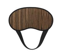 Wood Grain Print Sleep Mask for Side Sleepers Cup-Shaped Blackout Eye Mask Shades Cover for Men and Women