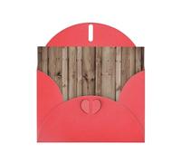 Wood Grain Printing Holiday Happy Birthday Cards Gift With Envelope And Note Tag For Women Men Wife Mom Husband