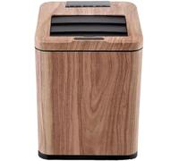 Wood Grain Sensor Trash Can, 12L Capacity Automatic Rubbish Bin for Living Room & Bathroom, Stylish Touchless Design in Original Color, Perfect for Modern Home Decor