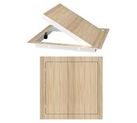 Wood Grain Square Wall Hatch Access Door Magnetic Flush Mount Inspection Panel for Wall & Ceiling Light Yellow 15x15in/38x38cm Durable Access Cover
