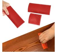 Wood Grain Tool Set, Wood Grain Painting Tool, Wood Grain Roller Wood Texture Paint Tool, DIY Rubber Wood Pattern Painting Roller for Wall Room Art Decoration