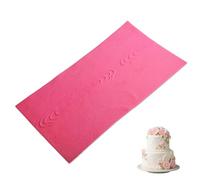 Wood Grain Tree Bark Silicone Mould Silicone Fondant Wooden Impression Mat Woodgrain 3D Treebark Cake Lace Impression Mat Cakeborder Decorating Tool for DIY Chocolate Bakery