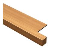 Wood Grain Window Sill Cover with Nose Board - Smooth Acrylic Ledge Protector for Windows and Doors, Oak Finish