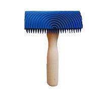 Wood Graining Rockers Wall Decorative Comb Tool for Grain Scumble Glazes, 8 Patterns, Rubber Material, DIY Wood Texture Painting