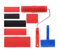 Wood Graining Tool - Pattern Making Set, 8 Pieces Wood Texture Roller, Professional Grain Painting Kit | Decorative Finishing Roller for Home Door