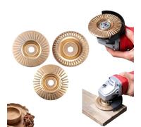 Wood Grinding Disc Set for Angle Grinder,Angle Grinder Polishing Pad, 2026 New Heavy-Duty Wood Carving Disc Set with Upper Clamping Plates,for Woods Sanding Polishing and Surface Finishing