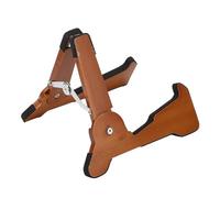 Wood Guitar Adjustable Floor Stand, Universal Folding A Frame Guitars Holder with Non Slip Rubber Fully Assembled for Bass, Cello, Mandolin, Banjo, Ukulele