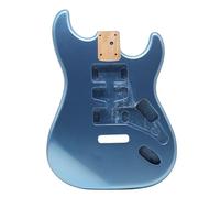 Wood Guitar Body Blue Single Crank Electric Guitar Body Modification Instrument DIY Accessories