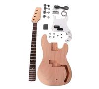 Wood Guitar Body DIY 4 Strings Electric Bass Kits Rosewood FN And Maple Neck Mahogany Body With All Hardware