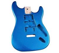 Wood Guitar Body DIY Accessories For Assembling The Body Of A Bright Single Crank Electric Guitar(Blue)