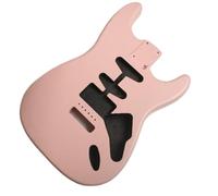 Wood Guitar Body Swamp Ash Center Split Body Suitable For ST Electric Guitar Painted(Pink)