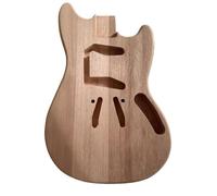 Wood Guitar Body Unfinished Electric Guitar Body Blank Mahogany Wooden Barrel DIY Part For Jm T Style