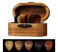 Wood Guitar Picks, Folk Acoustic Guitar SolidWood Picks, 5 Pcs Wooden Guitar Guitar Electric Box, Plectrums Peripheral A In