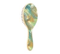 Wood Hair Brushes Cute White Beluga Whales Paddle Brush For Natural Hair Wooden Brush For Hair Growth Massage Hair Brush