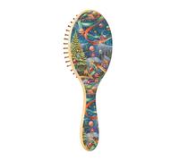 Wood Hair Brushes Wonderful World Of Christmas Wooden Paddle Brush For Hair Wood Hair Brushes For Women Natural Wood Brush