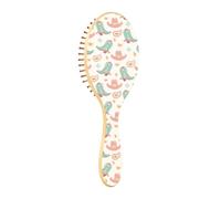 Wood Hair Brushes Wooden Paddle Brush For Hair Wood Hairbrush Natural Hair Brush Cowboy Pattern Western Elements Wild