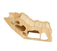 Wood Hamster Climbing Ladder Hideouts Place For Chinchillas And Small Pet Cage Decoration Engaging Grinding Furniture Hamster Toy