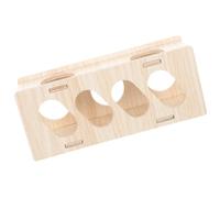 Wood Hamster Tunnel Hideout for Small Pets in Cage | Smooth Surface, No Burr Finish, Easy Install, Exercise Play for PET Habitats and Quiet Rest