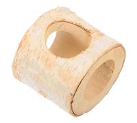 Wood Hamster Tunnel Shelter Hideout for Small Pets Exploring Rest
