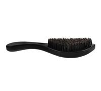Wood Handle Bristles Beard Grooming Brush for Men and Hair | Black Finish, Ergonomic Design, Light Weight, Fits Beard and Hair, Easy to Put in Your Bag