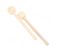 Wood Handle Drum Stick Soft Felt Marchings Band Drumsticks Mallets Instrument Band Accessory for Adults Kids Music Instrument Accessory