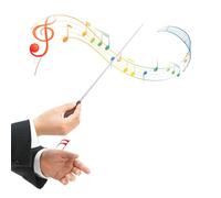 Wood Handle Music Conductor Baton | Premium FRP Stick | Kiln-Dried Wooden Grip | Accessories for Symphony Leaders and Choral Directors