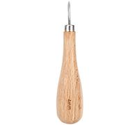Wood Handle Scratch Awl Tool, Gourd Shape Sewing Punching Hole Maker, Leather Sewing Awl Kits, Handmade Sewing Tools DIY Stitcher Taper (4mm)
