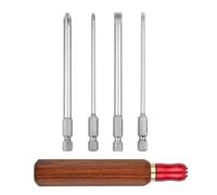 Wood Handle Screwdriver Bit Professional Wood Handle Screwdriver Hand Tool Set for Electronics Model Making Professional Repair