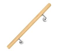 Wood Handrail - Stair Wooden Railing, Ergonomic Balcony Hand Rail, Solid Wood Safety Support | Handrail System for Home Balcony Decking Doorway Indoor Outdoor Staircases Hallway Steps