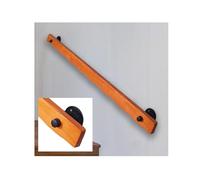 Wood Handrails for Indoor Stairs Safety Non-Slip Stair Railing Support Rod Complete Kit Non-Slip Staircase Handrail for Home Garden Corridor, Lofts Decking,Marrom 7ft/210cm
