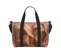 wood heart print Handbag Crossbody Travelling Weekend Overnight Carry On Bag Sports Tote Gym Bag, Black, One Size