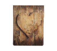 wood heart Printed Laptop Sleeve Bag 13-Inch - Leather Laptop Sleeve Case Shockproof Protective Computer Cover Bag