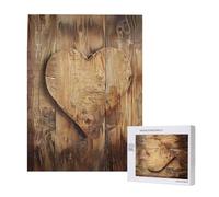 wood heart Printed Wooden Intelligence Puzzle 38x52 CM, 500 Pieces(boxed) Jigsaw Puzzles Education Game for Adults, Home Decoration Puzzle