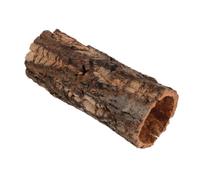 Wood Hollow Reptile Hide Shelter for Snake Hides for Ball Pythons | Natural Tree Trunk Design, Coffee Wood Finish, Terrarium Decor, Gecko Cave, Private Resting Space