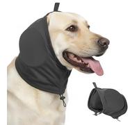 Wood Homing Dog Ear Defender Noise Cancelling - Warm Dog Ear Protector Muff Warp for Calming Anxiety Relief Hear Protection Adjustable Puppy Head Cover Hat for Sleep Groom Drying Firework Thunder