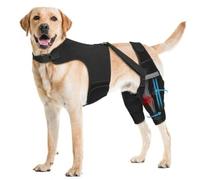 Wood Homing Dog Knee Brace for Rear Leg Hip Joint Support Pain Relief（XXL）
