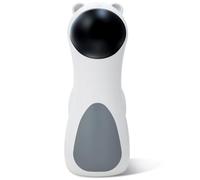 Wood Homing Interactive Cat Teaser Toy - Automatic Chase Cat Dog Toys for Bored Indoor Adult Cats Kitten Dog Automatic On Off Silent Powerful Rotate Red Light Teaser 3 Operating Modes USB Rechargeable