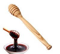 Wood Honey Chopstick, Classic Easy Portion Stick, Rustic Kitchen Tool for Dessert Tea for Breakfast and Seasonal Seasonal Meetings by Olive Woods Recipes 6.3x0.98in