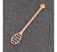 Wood Honey Dipper, Handmade Long Handle Honeycomb, Home Baking Spoon Saver, Mixing Stick Spoon Honeycomb Heart Pattern(Heart)