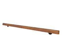 Wood il Kit for Stairs - 6FT Indoor Bannister Rail Wall-Mounted Support Rod Elderly Safety Railing Complete Stair Parts for Home Loft & Corridor