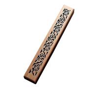 Wood Incense Holder With Ash Catcher - Coffin-Shaped Burner for Sticks - Zen Home Gift Room Decor