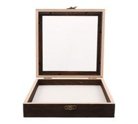Wood Insect Specimen Case with Flip Cover and Pin Pad